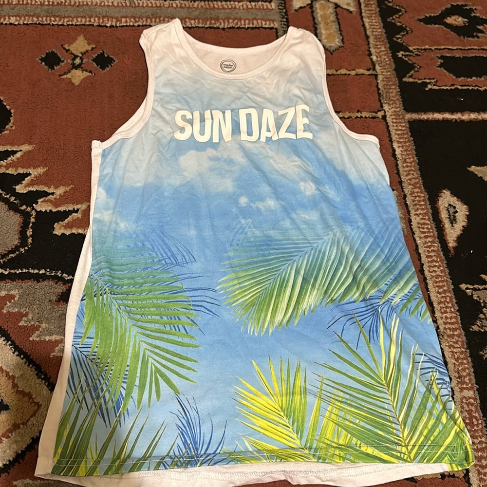 BEACH VIBE MUSCLE TANK